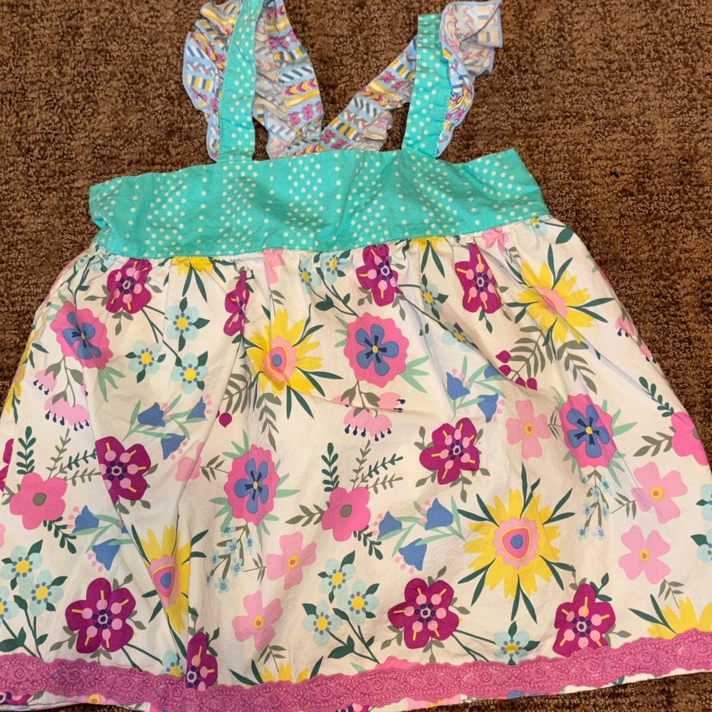 Floral immagination tunic